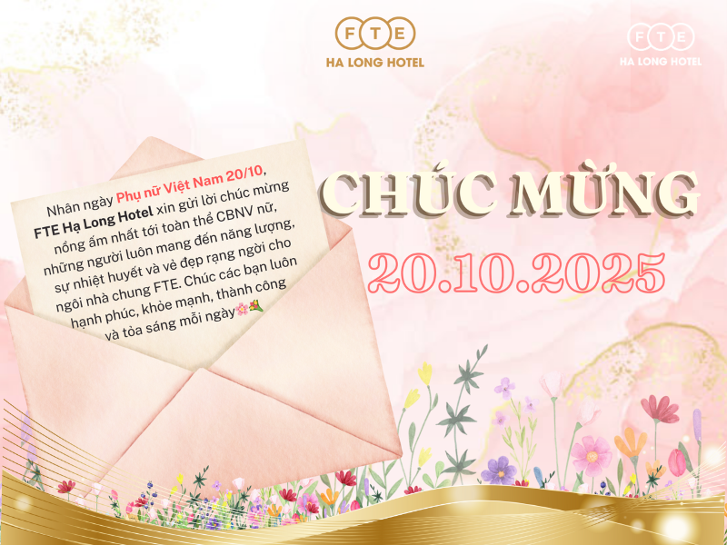 FTE Hạ Long Hotel chúc mừng Ngày Phụ nữ Việt Nam 20/10