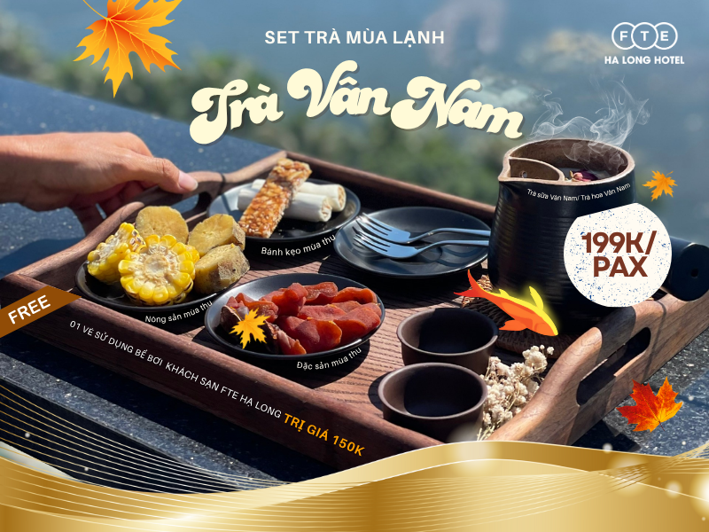 Trải nghiệm set trà chiều mùa thu đông tại FTE Hạ Long Hotel – Hương ấm giữa lòng di sản