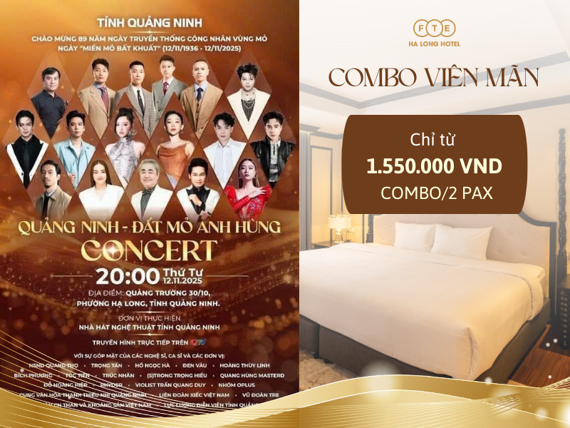 Nghỉ dưỡng tại FTE Hạ Long Hotel – Thăng hoa cùng Hạ Long Concert 2025