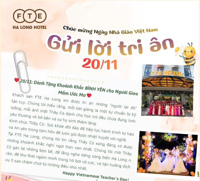 TRI ÂN NGÀY NHÀ GIÁO VIỆT NAM 20/11/2205