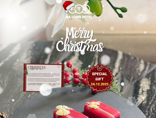 Giáng Sinh Ngọt Ngào Tại Khách Sạn FTE Hạ Long – Ưu Đãi Noel 2025 Đặc Biệt