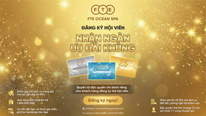 Đăng ký hội viên FTE Ocean Spa – Ưu đãi lên tới 90%